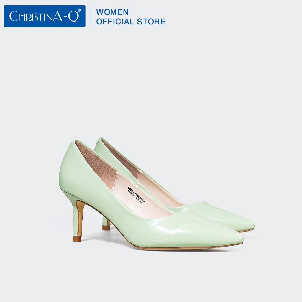 Giày Nữ Cao Gót Bít Mũi Nhọn ChristinA-Q GBN320