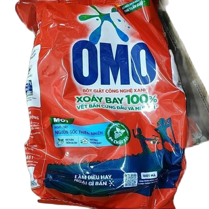 Bột giặt omo 2.9kg sạch sau 1 lần vò