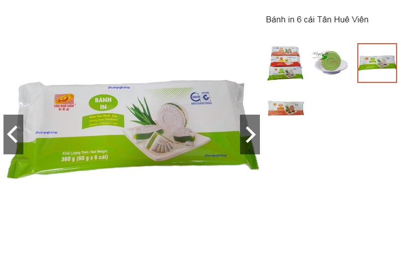 Bánh in dứa 6 Cái Tân Huê Viên