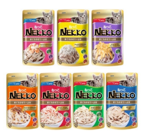 Pate Nekko cho mèo đủ vị (dạng thạch)