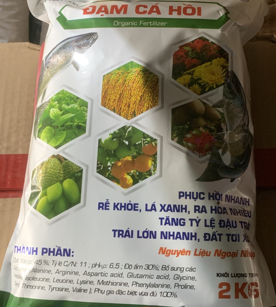 Phân bón ĐẠM CÁ HỒI túi 2kg