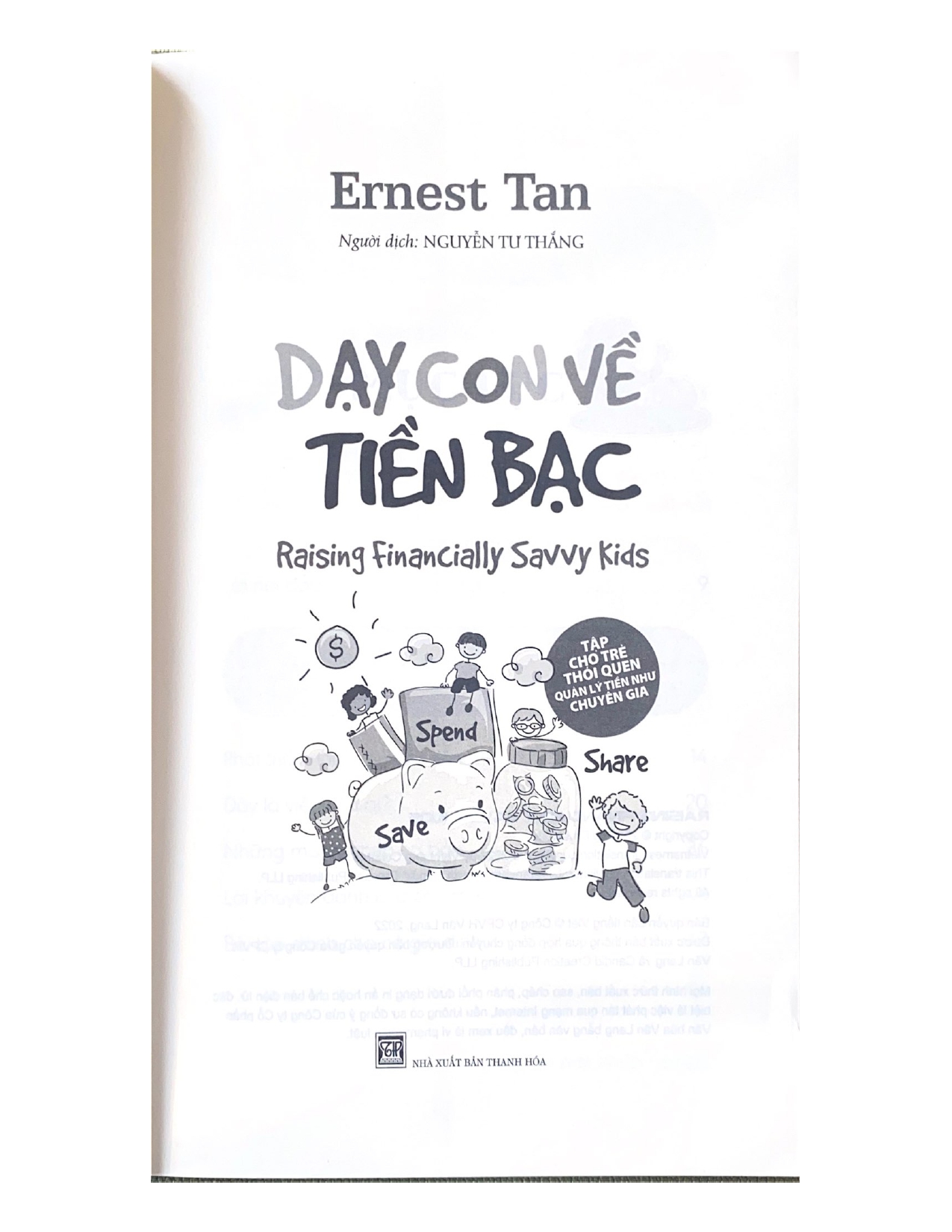 Sách - Dạy Con Về Tiền Bạc (Tái Bản) - Vanlangbooks