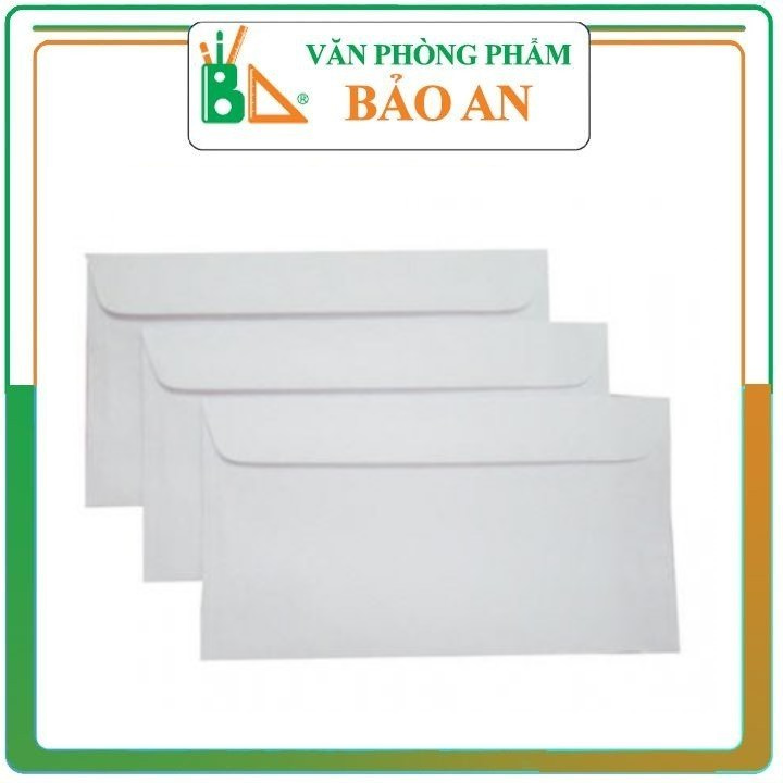 100 cái phong bì trắng a5 - mua 10 tặng 1 - văn phòng phẩm bảo an