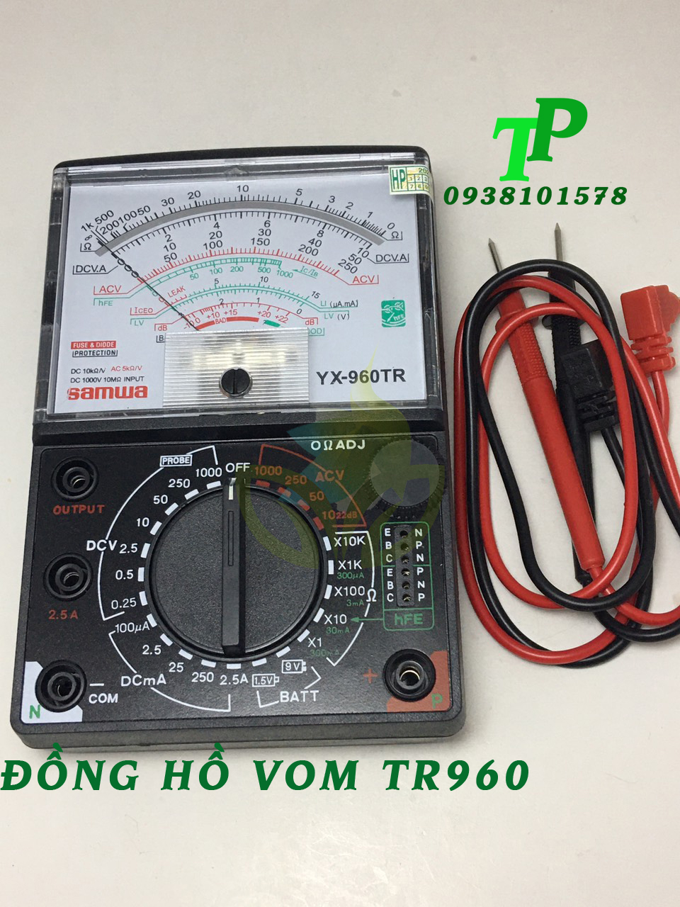 Đồng Hồ Đo Kim Vạn Năng VOM YX-960TR