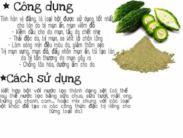 [HCM]Bột Khổ Qua Nguyên Chất Handmade(50gr~100gr)