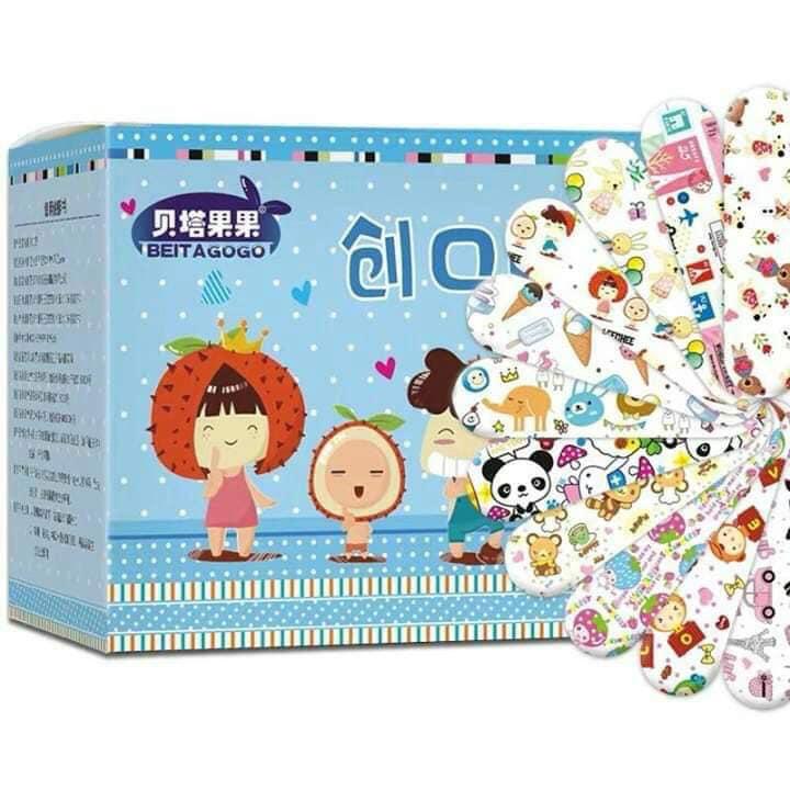 Hộp 120 miếng băng y tế urgo hoạt hình cho bé