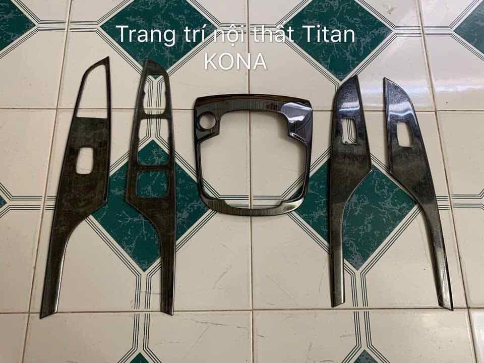 Ốp nội thất titan xe Kona