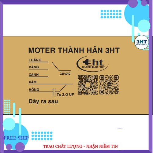 Moter Quạt điện B4 DÂY ĐỒNG 100% -3HT