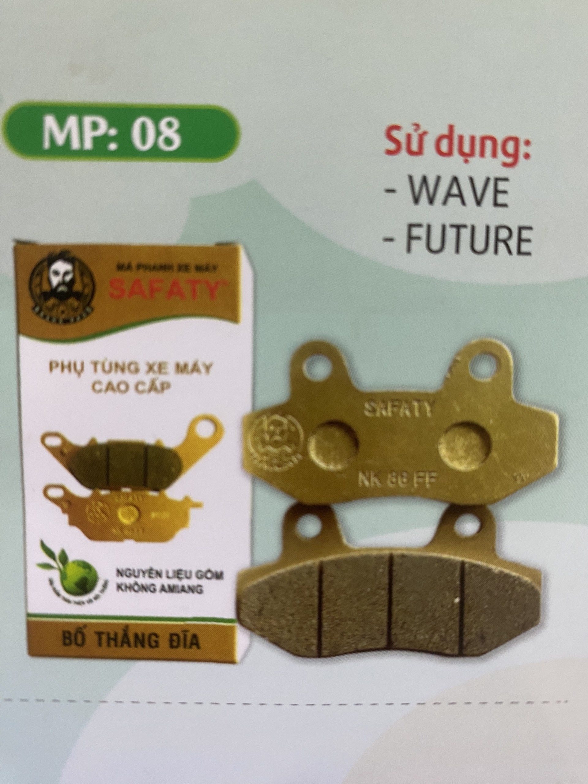 Bố Thắng Đĩa (Má Phanh) Cao Cấp SAFATY Wave / Future 110