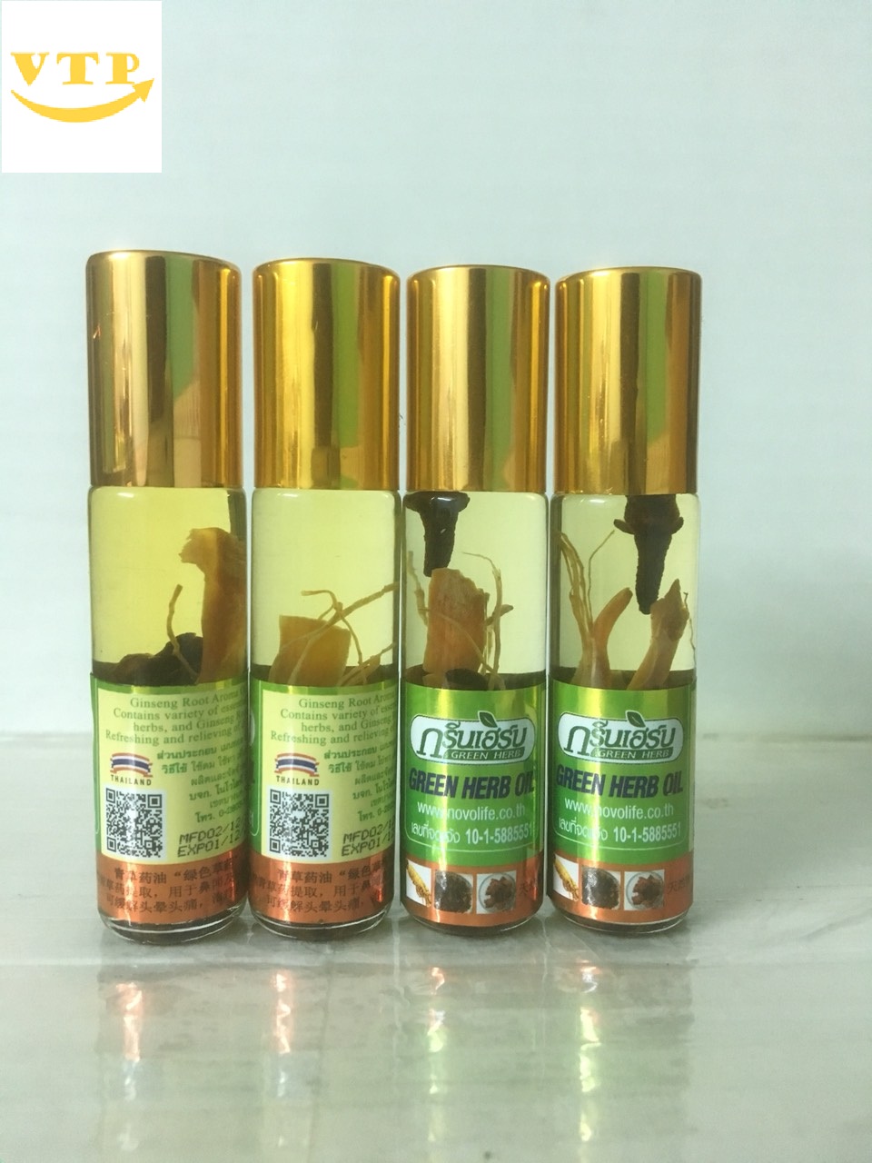 Combo 3 Chai Dầu Lăn Nhân Sâm Thái Lan 8cc