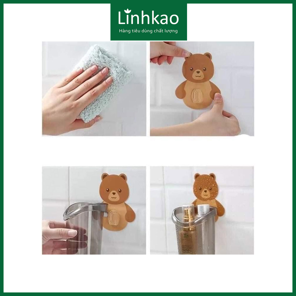 CỐC GẤU DÁN TƯỜNG ĐA NĂNG