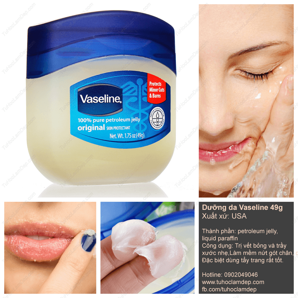 Sáp Dưỡng Ẩm Vaseline 49g -Mỹ