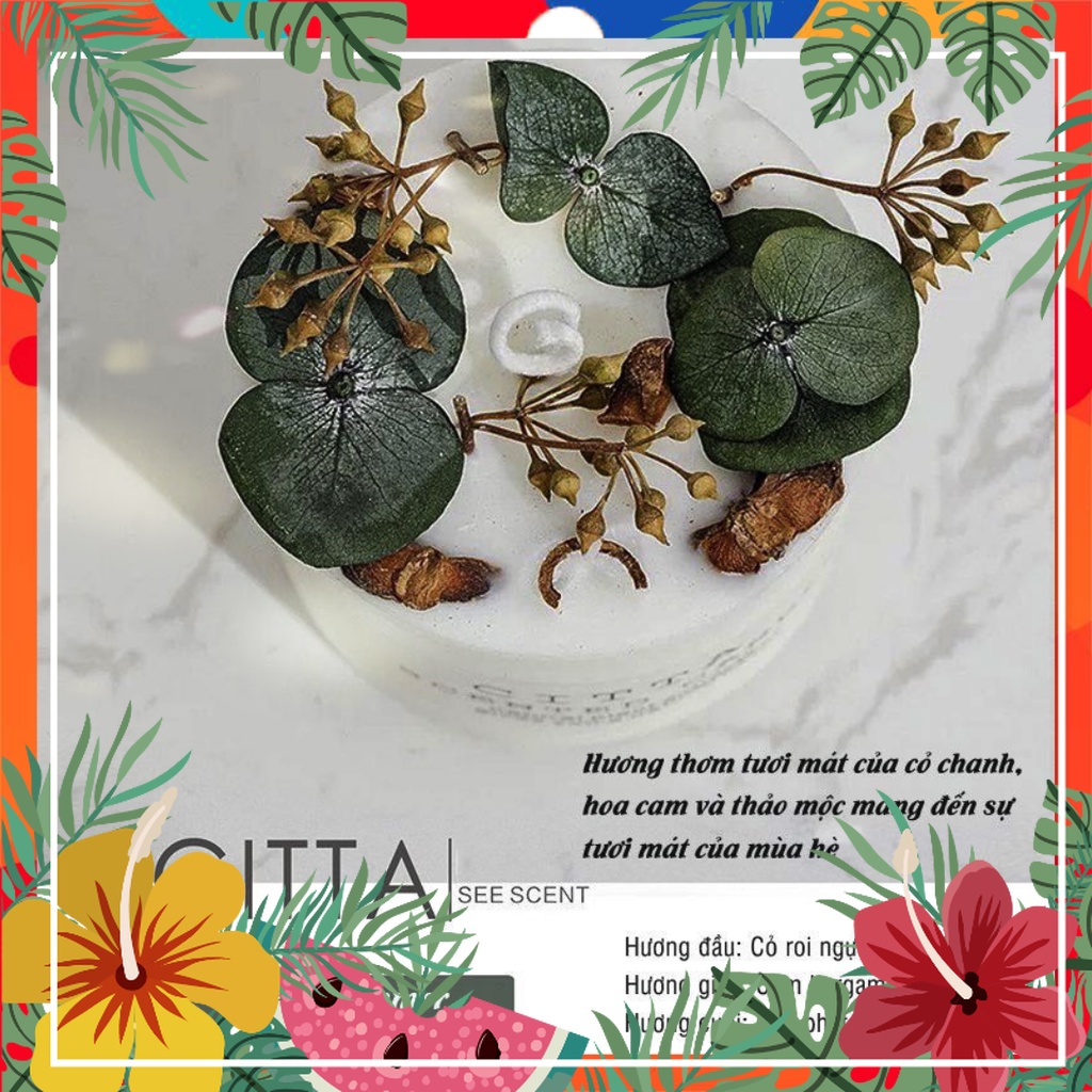 Nến thơm cao cấp hoa khô Citta - BST 4 mùa