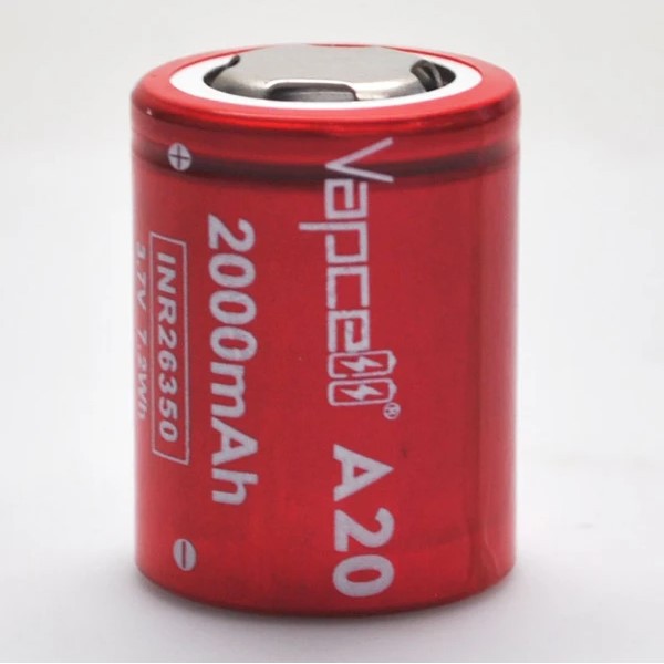 [P15] Pin sạc VAPCELL A20 26350 6A 2000MAH