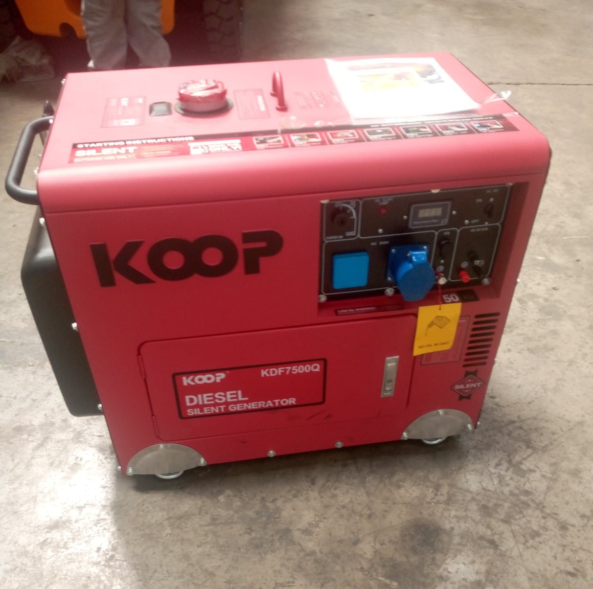 Máy Phát Điện Chạy Dầu 5Kw Koop KDF7500Q