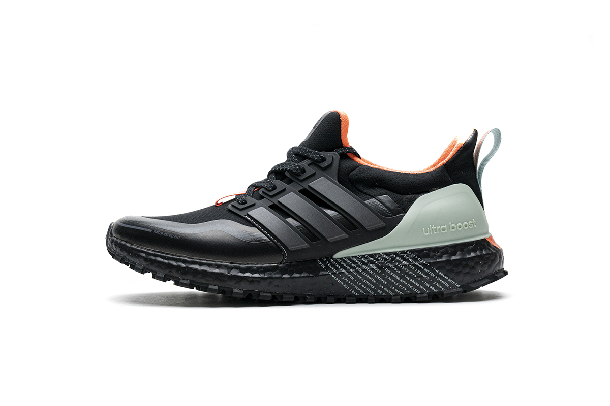 Giày Ultra Boost Guard Core Black Green Tint