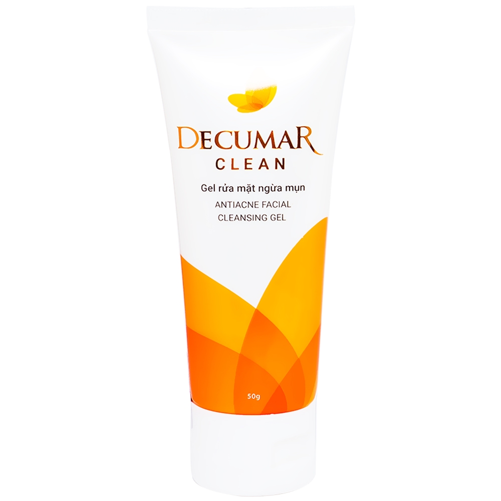Sữa rữa mặt Ngừa mụn mờ thâm mờ sẹo DECUMAR 50G