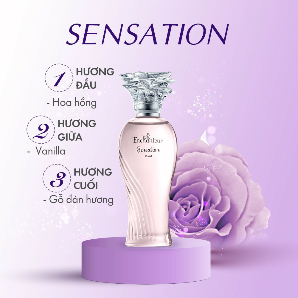 Nước hoa enchanter 10ml - (Tím)
