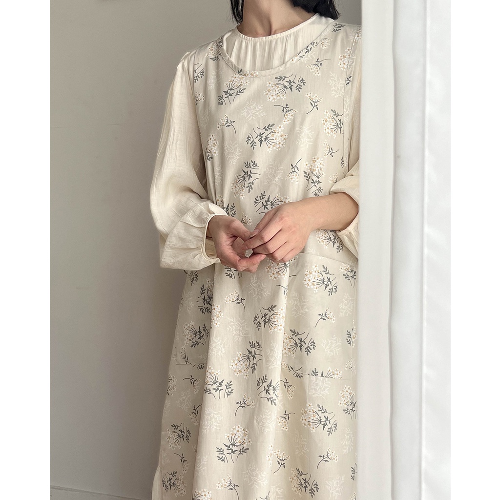 Tạp Dề Bằng Cotton Lanh Chống Thấm Nước Phong Cách Nhật Hàn