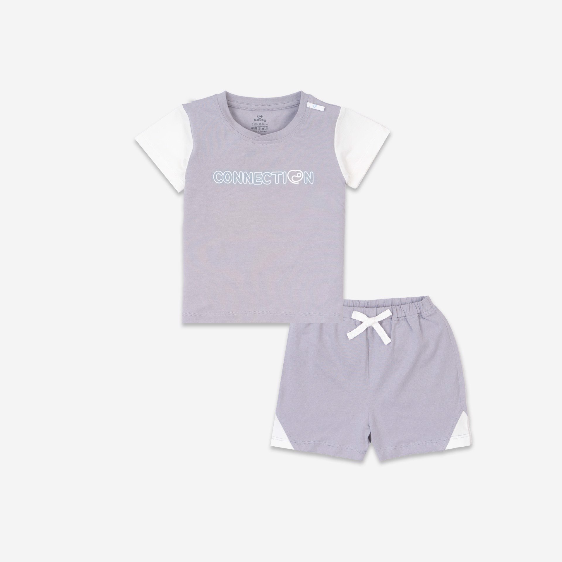 Bộ cổ tròn ngắn tay - Kyomi Connection BU Baby - Bubaby Bình Dương