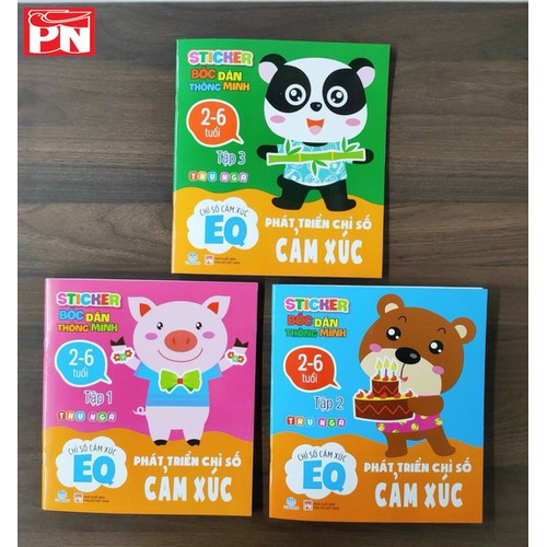 Sticker bóc dán thông minh 2-6 tuổi EQ
