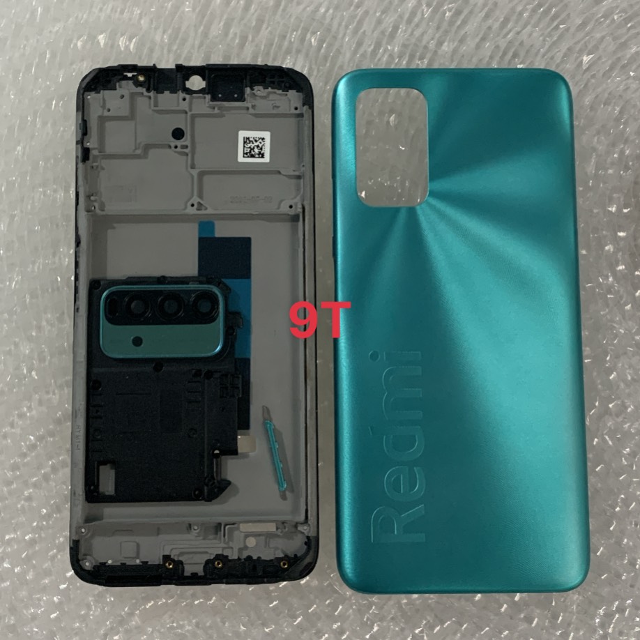 Bộ vỏ sườn Xiaomi Redmi 9T có nút bấm +kính camera <<Ảnh thật>>