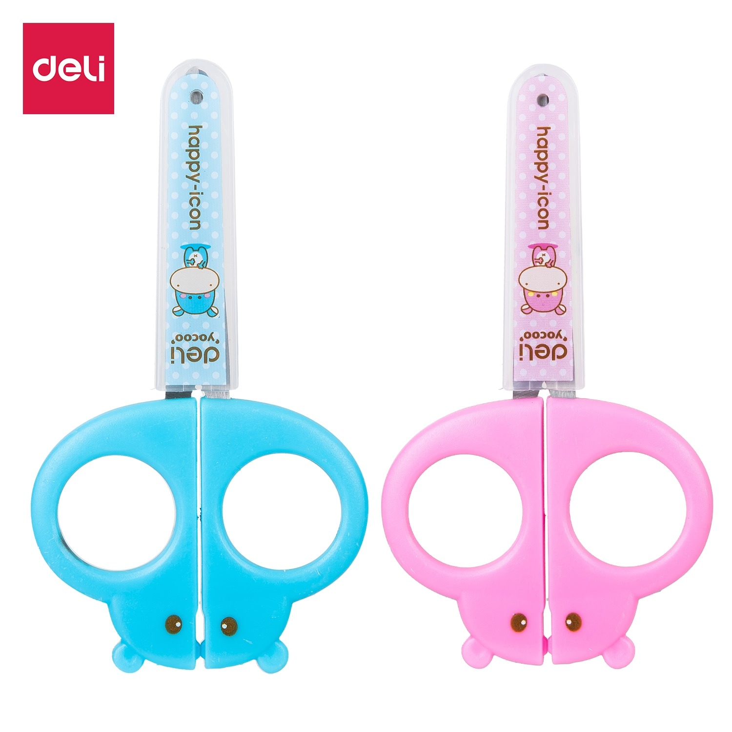 (1 Cây) Kéo thủ công học sinh 128mm Deli - E6032