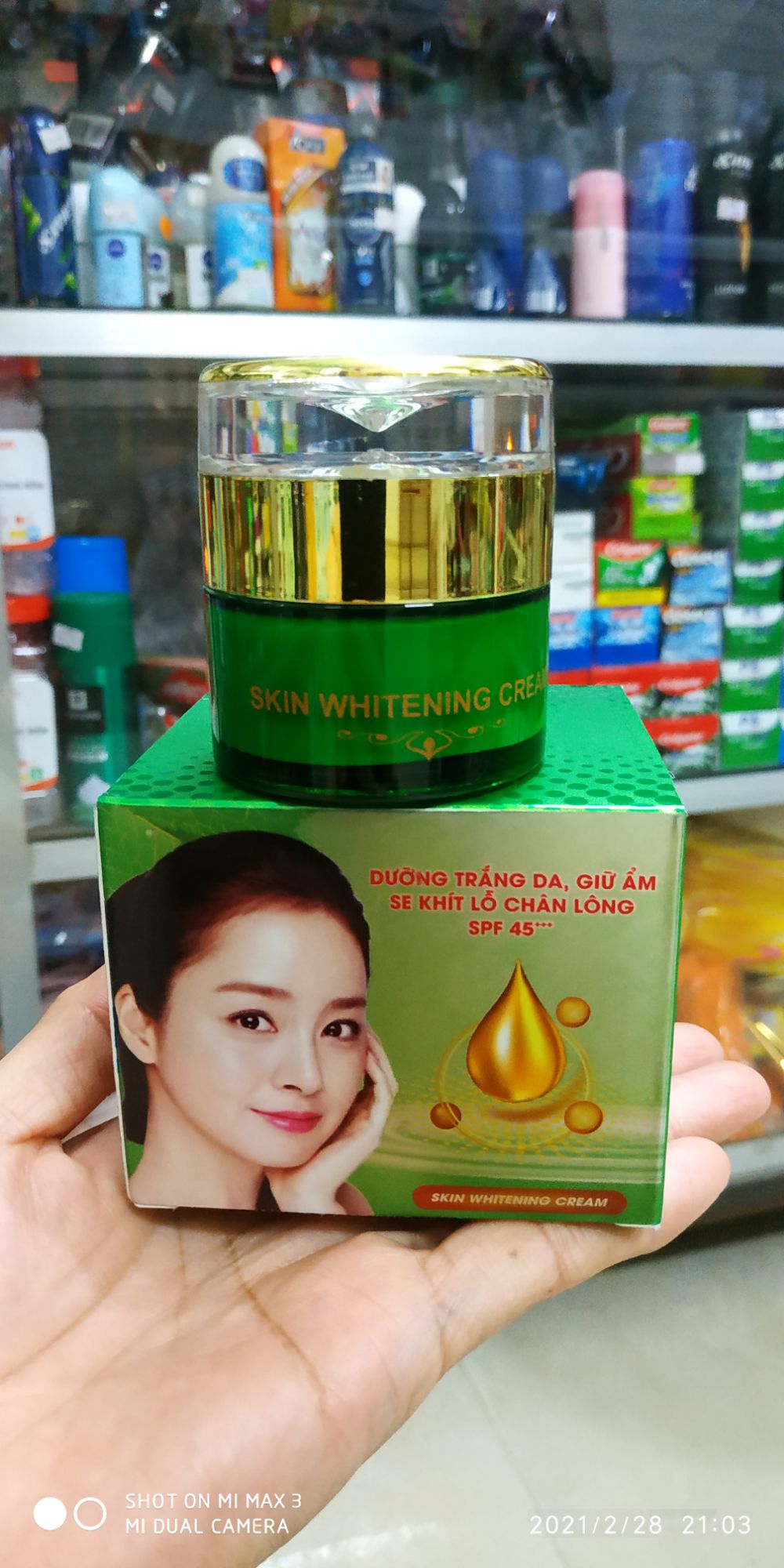 Kem dưỡng trắng da miền thảo mộc 30g trắng da giữ ẩm se khít lỗ chân lông chống nắng
