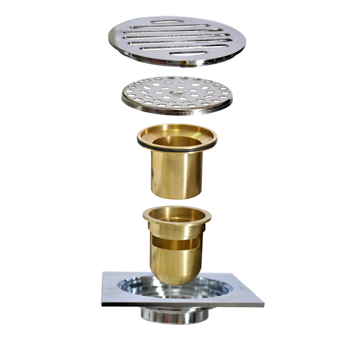 Phễu Thoát Sàn Ngăn Mùi Inox 304 Cao Cấp