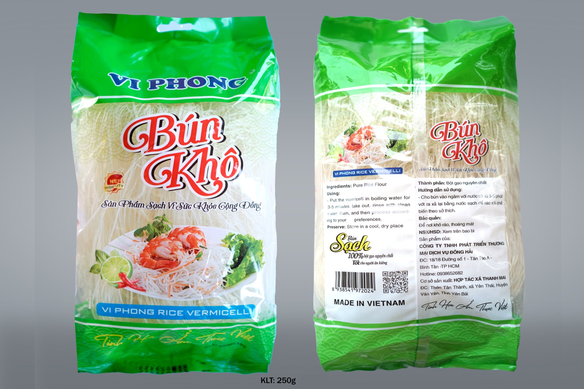 Bún gạo , phở khô vi phong 500g