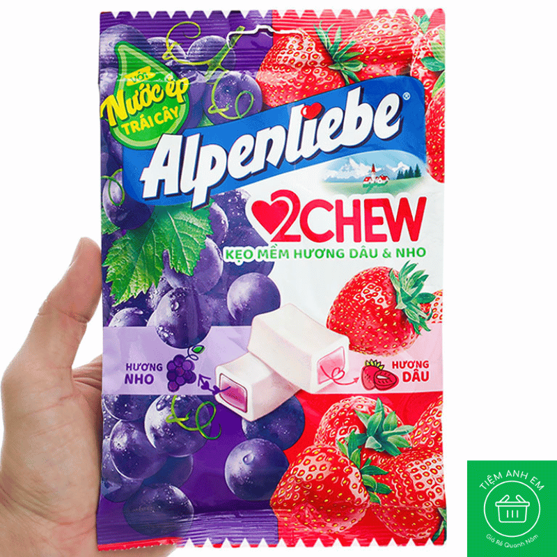 Kẹo Alpenliebe Hương Cà phê Dừa (Gói 33 viên - 115.5g)