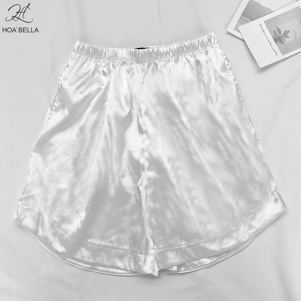 Quần Short Nữ HOABELLA Lụa Satin Cao Cấp, Mềm Mịn, Thoáng Mát