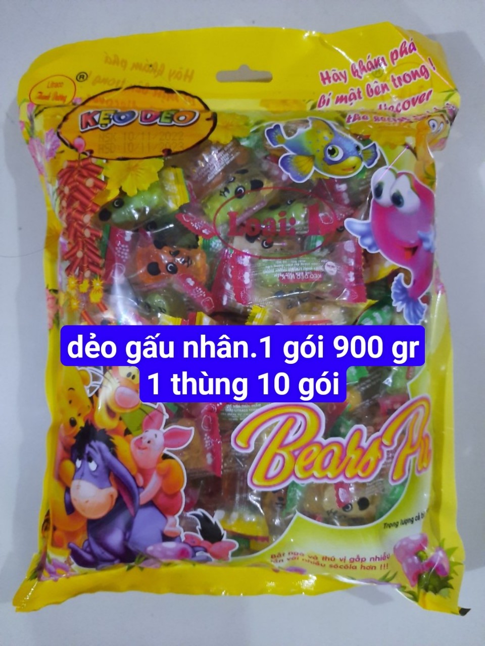 kẹo dẻo TRÁI CÂY CÓ NHÂN