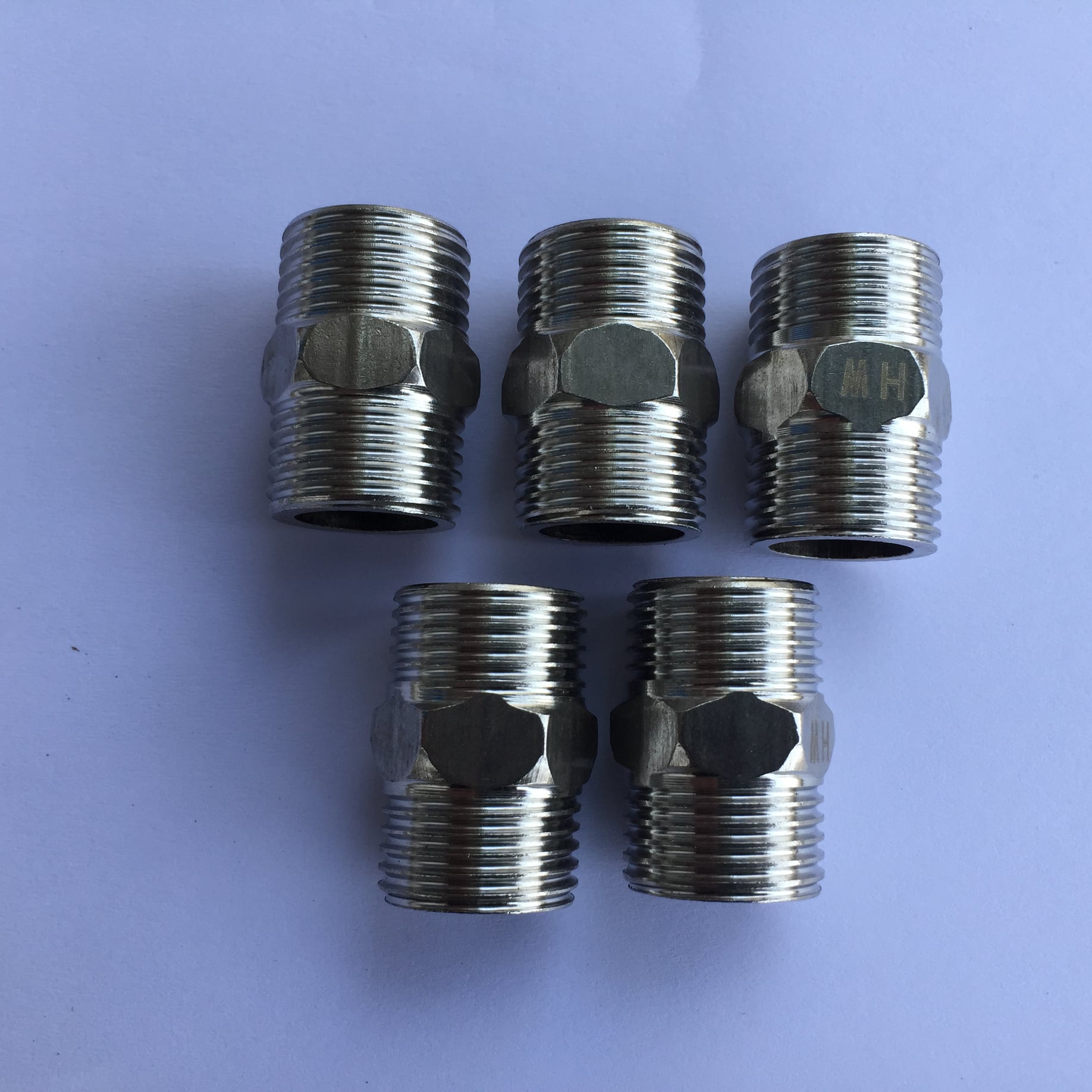 5 chiếc kép inox 304 ren ngoài 21mm