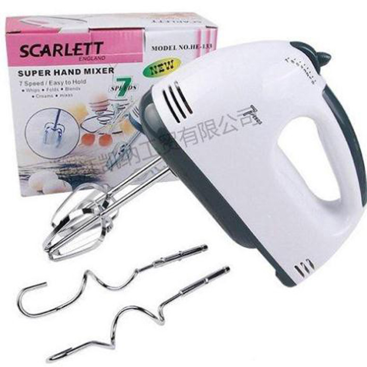 Máy Đánh Trứng Cầm Tay 7 Cấp Tốc Độ Scarlett