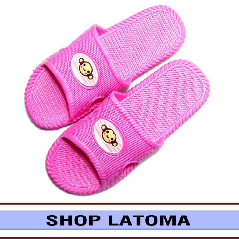 Dép nhựa chống trơn đi trong nhà thời trang Latoma AS2002 (Hồng sen) giá rẻ