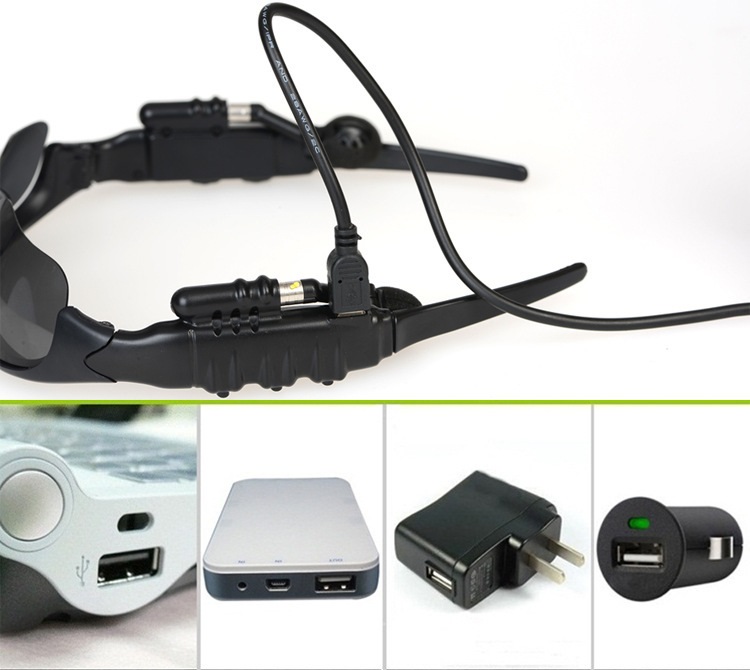 Mắt Kính Bluetooth Sport Vision V4.1 (Đen)