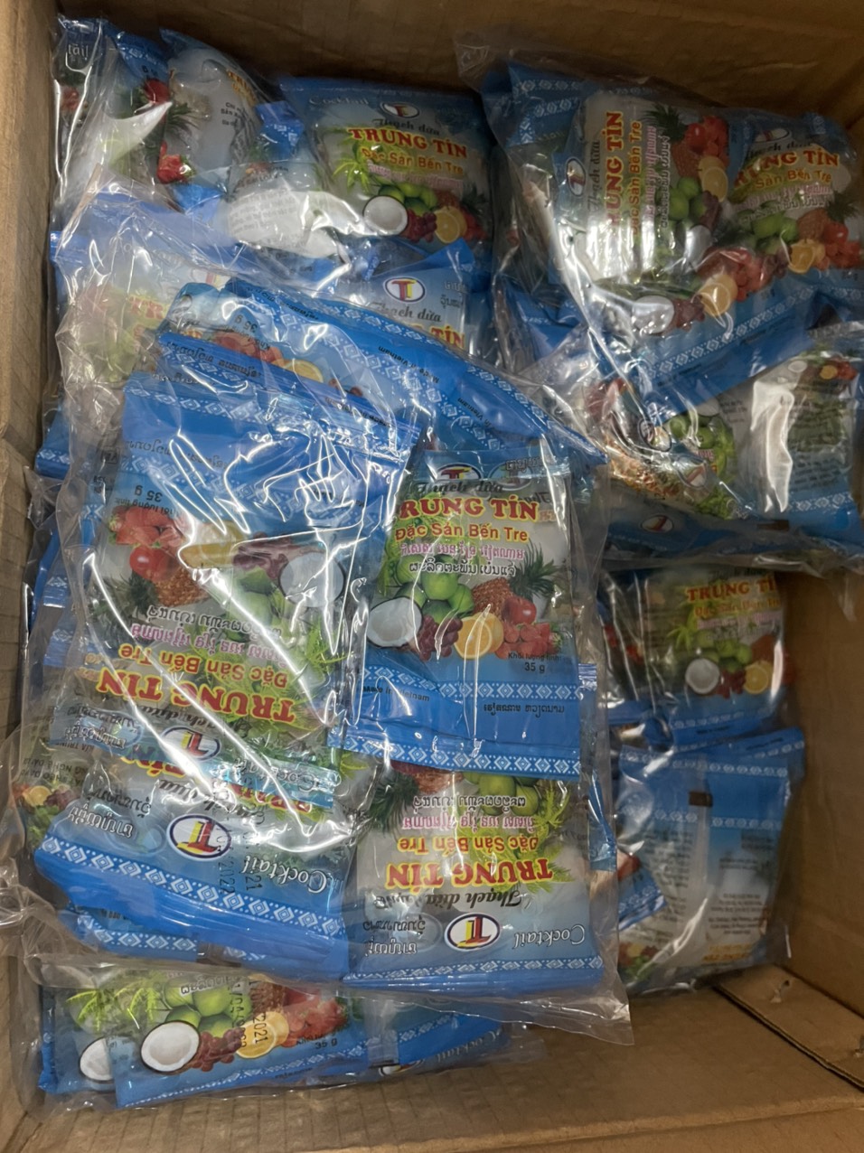 Thạch Dừa Bịch 20 Gói 35g