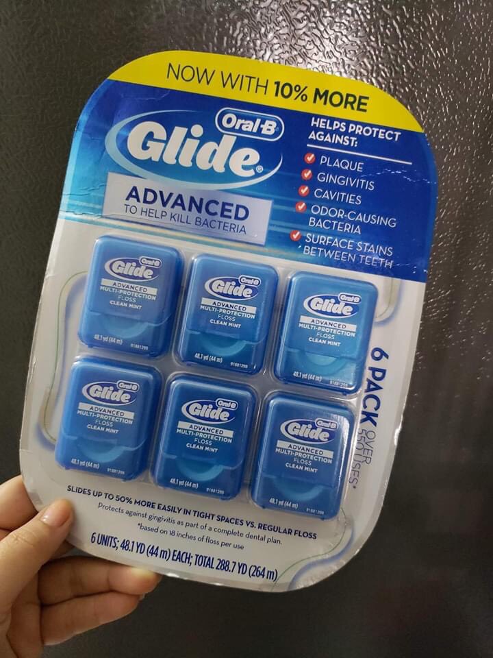 [HCM]Chỉ Nha Khoa Oral-B Glide Hàng Mỹ (Set 6 Hộp X 40m)
