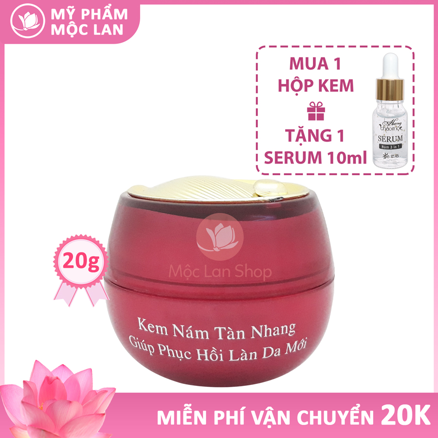 Kem nám tàn nhang giúp phục hồi làn da mới dưỡng trắng da mặt – Kem Hương Thảo Mộc 20g – Mỹ phẩm Mộc Lan