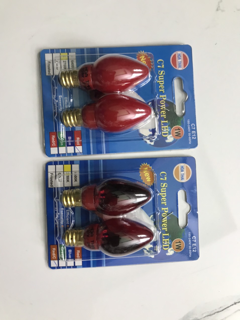 Bộ 2 Bóng Đèn Cà Na C7 Super Power LED