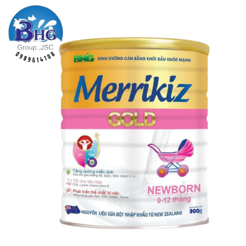 [HCM]Sữa Merrikiz gold newborn 900g