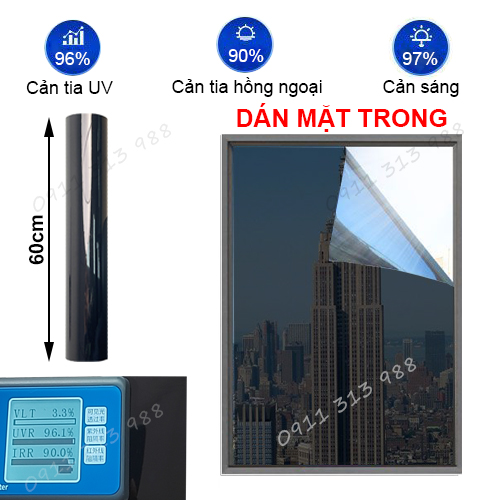 Phim cách nhiệt dán kính phản quang