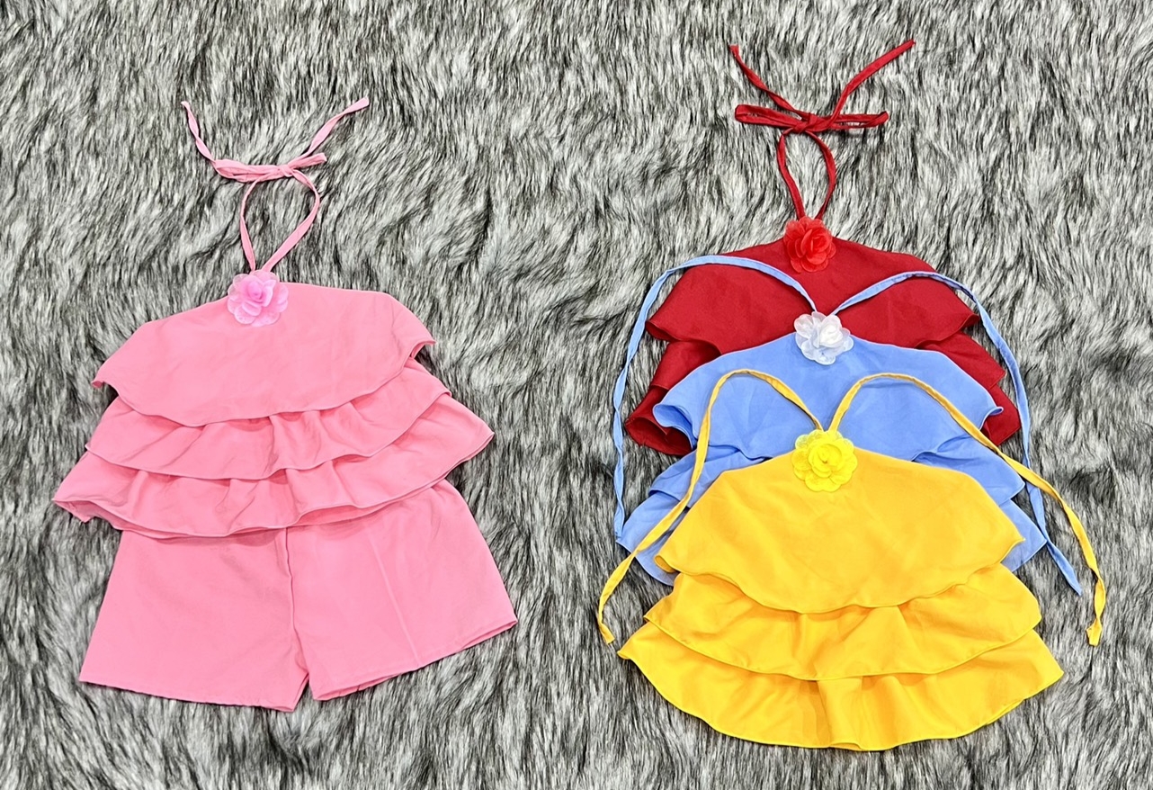 Bộ Lụa Dây  Bé (6-14kg) (giao màu ngẫu nhiên)