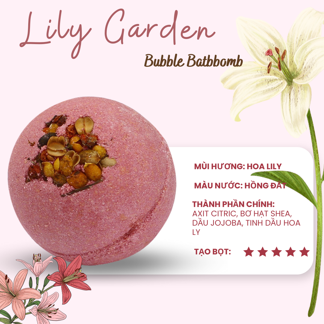[TỔNG HỢP] Bom tắm Tạo Bọt - Super Bubble Bath Bomb- Romantic Bath Bomb|- 100g