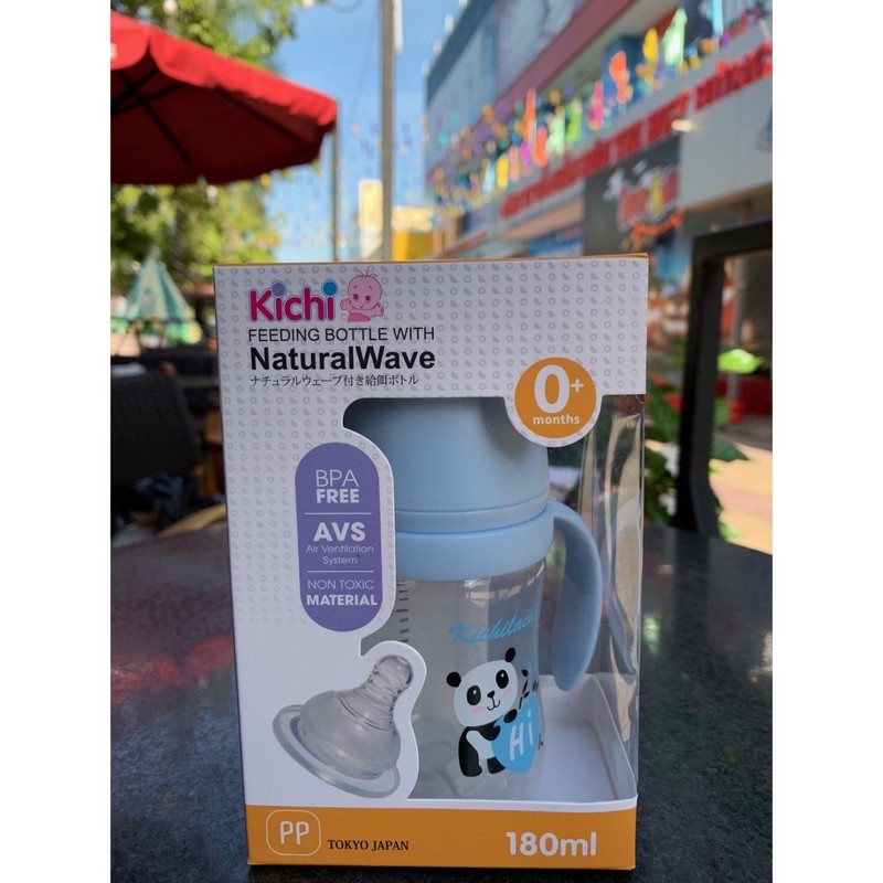 Bình Sữa Kichilachi Cổ Rộng 180Ml/240Ml