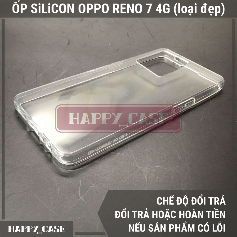Ốp Điện Thoại OPPO RENO7 4G (LOẠI ĐẸP) Thin Transparent Silicon