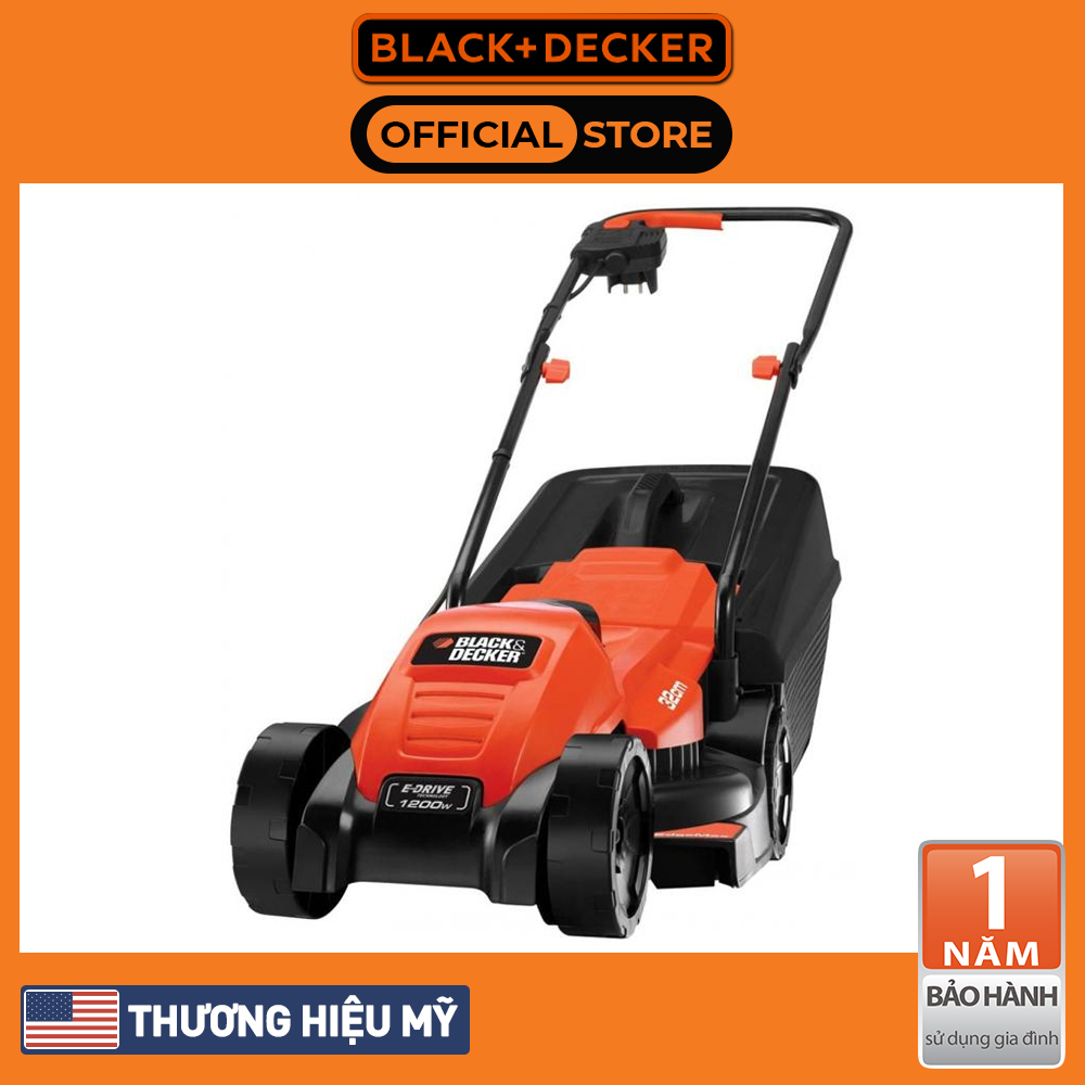 Máy cắt cỏ xe đẩy 1200W Black+Decker BEMW451BH (NEW 2017)