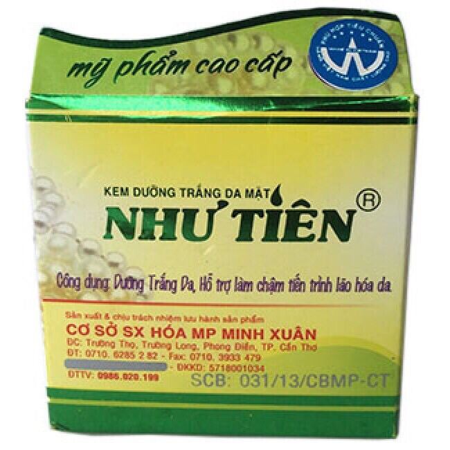 Kem Như Tiên Xanh Trắng Da Ngừa Lão Hoá