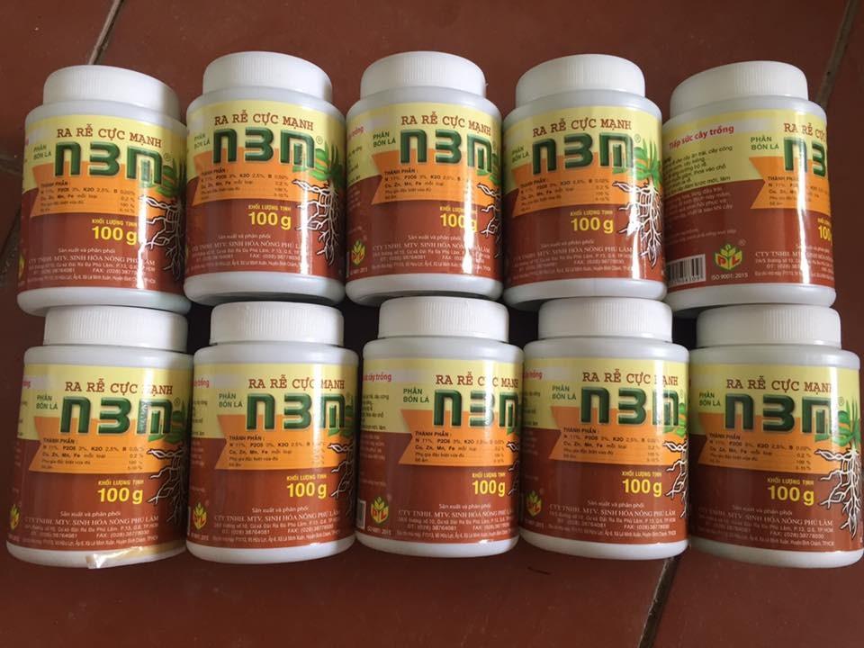 Sản phẩm  kích rễ N3M 100g/chai set 5 chai
